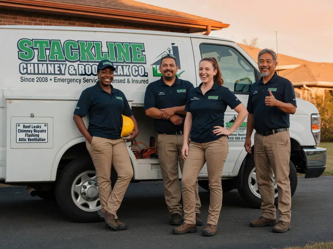 Chimney flashing repair company in Marshall, AR